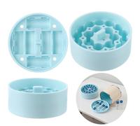 3 Pcs 3ml Vial Insert Silicone Organizer, Honeycomb Structure Peptide Storage, with Easy-Grip Handles, Compatible with Food Jars, for Wellness Travel, 3.9 x 1.8 in