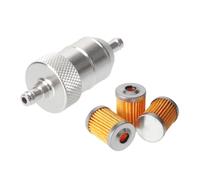 3 PCS / 5 PCS Reusable Washable Fuel Filter + 8mm CNC Alloy Petrol Filter For Suzuki Dirt Bike Quad Motocross Scooter Filters parts