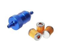 3 PCS / 5 PCS Reusable Washable Fuel Filter + 8mm CNC Alloy Petrol Filter For Suzuki Dirt Bike Quad Motocross Scooter Filters parts
