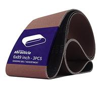 3 Pcs 6 x 89 Inch Assorted Aluminum Oxide Sanding Belt - 80/120/240 Grit
