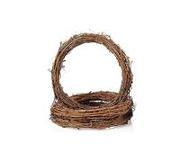 3 PCS 7.84 Inch Natural Rattan Ring Wreathes Vine Branch Wreath Rattan Wreath Garland Decoration for DIY Festivals Decorations, Wreath Craft and Wedding Decors