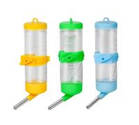 3 PCS 8.45 oz Hamster Water Bottles, No Drip Hanging Small Animal Drinking Bottles,Cage Water Bottles for Hedgehog/Squirrel/Hamster/Gerbil/Guinea Pig/Rabbit