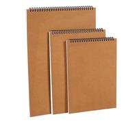 3 Pcs A3 A4 A5 Sketch Books, Sketch Pad, Spiral Bound Drawing Pad, 160GSM Durable Sketchbook Acid Free Art Books Art Supplie Sketch Paper for School, Painting, Graffiti