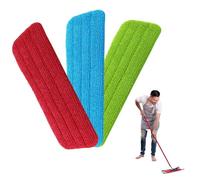 3 Pcs Absorbent Ultra Fine Fiber Mop Pads, Microfiber MopCloth, Replacement Cleaning MopPad, Suitable for All Spray Mops, Anti Skid Quick Drying Design Suitable for Hardwood/Tile/Composite Flooring
