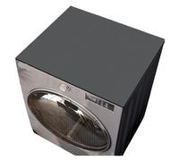 3 pcs Absorbent Washing Machine Covers Washable Coffee Mat Dust-proof Pad For Refrige3 ator Kitchen Dishes Drying For Home(Black)