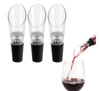 3 Pcs Acrylic Wine Aerator Pourer Spouts Easy Decanting to Enhance Flavor Reusable Wine Pour Spouts