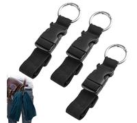 3 Pcs Add a Bag Luggage Straps, Coat Jacket Gripper Holder Adjustable Suitcase Belt Straps with Ring Hooks and Buckle Suitcase Belt Strap Travel Strap For Backpack for Carry Your Extra Bags