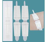 3 Pcs Adhesive Bandages, Wound Closure Strips Butterfly Suture Bandages Zip Stitch Sticker Emergency Laceration Closure Kit