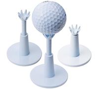 3 Pcs Adjustable Golf Tee, Rubber Golf Tees for Mats - Driving Range Tees & Golf Simulator Tees, Winter Golf Tees Plastic & Rubber Mixed Material - Golf Accessories & Golf Gifts for Men
