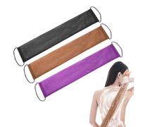 3 Pcs African Net Sponge, 31.5" Long Exfoliating African Body-Back Scrubber, Reusable Nylon Wash Cloths with Rope Handles, Shower Sponge for Daily Shower, Men & Women