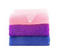 3 Pcs African Net Sponge, Exfoliating Net African Bath Sponge, for Men and Women, Back Scrubber Deep Cleaning(80x30cm)