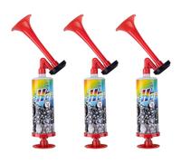 3 Pcs Air Horn, Air Horn Handheld Loud Noise Maker with Pump - Handheld Air Pressure Horn for Football Fanfare, Birthday Celebrations, Boat Safety Universal Signal
