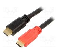 3 pcs : AK-330105-150-S - Cable, HDMI 1.3,with amplifier, HDMI plug,both sides,