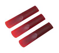3 Pcs Alto Saxophone Reeds, Alto Saxophone Sax Reeds Resin Alto Saxophone Reesd for Clarinet Soprano or Alto Sax, Size 2.5 (Red)
