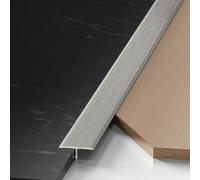 3 Pcs Aluminium T Moulding Transition Strip, Floor Divider Bar for Laminate to Same-Level Flooring, Fade-Resistant, Moisture-Resistant(E,20mm)