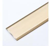 3 Pcs Aluminum Floor Transition Strip, Self Adhesive Flat Divider Strip For Doorways, For Doorway, Laminate Flooring, Joining Flooring Gaps Of Laminate Planks Tile(Rose Gold,90*2cm/35.4*0.78in)