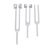 3 pcs Aluminum Sensory Tuning Forks C 128 256 512