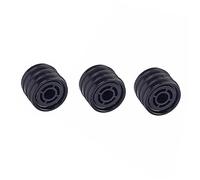 3 Pcs Amplifier Guitar Parts Volume Control Knob Tone Knobs Cap For Bass Dome Black Guitar Parts