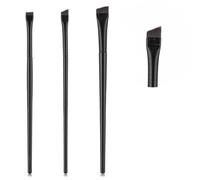 3 Pcs Angled Eyebrow Brush Fine Angled Eyeliner Brush Precision Gel Eye Liner Brush Brow Tint Brush Fine Angled Tinting Brushes Ultra Thin Slanted Flat Angle Makeup Brush for Beauty Eye Makeup Tool