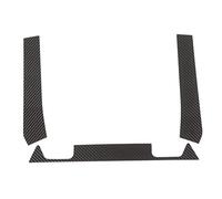 3 Pcs ATV Rear Panel Trim Carbon Fiber Rear Cargo Tailgate Frame Decal Sticker Replacement for Polaris RZR PRO XP 2021 Up