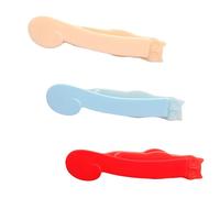 3 Pcs Automatic Bookmarks Cats Page Markers Silicone Bookmarks Clip Simple Book Markers Creative for Reading