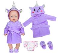 3 Pcs Baby Doll Clothes for 14-18Inch Doll, NewBorn Baby Outfits