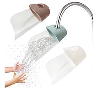 3 Pcs Baby Faucet Extender - Silicone Kids Tap Extend - Water Tap Extender for Toddle,A Must for Babies and Toddlers to Wash Their Hands, Fits Most Taps (Pink, Blue, Beige)