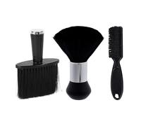 3 Pcs Barber Brush Neck Brush - Clipper Cleaning Neck Duster for Removing Loose Hair, Barbers Supplies for Neckline & Ears After Haircut