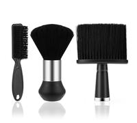 3 Pcs Barber, Clipper Cleaning Brush, Neck Duster Brush to Remove Loose Hair, Barbers Supplies, Suitable for Brushing off Hair Around Neckline and Ears After Haircut