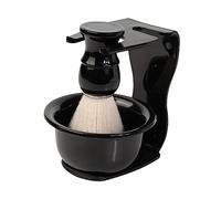 3 Pcs Barbers Shaving Brush Shave Soap Bowl Fast Lather Facial Beard Cleaning