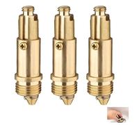 3 PCS Basin Pop Up Click Clack, Sink Plug Replacement 21 g Universal Copper Core Internal Spring Brass Click Clack Plug Bolt Prevent Leaks and Restore Pop-Up Action in Most Sink Bath Tub Drains