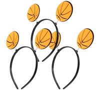 3 Pcs Basketball Headband Basketball Ball Head Bopper Sports Tiara Hairband Game Day Hair Accessories for Women Men Party Favor