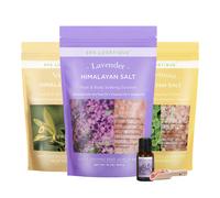 3 Pcs Bath Epsom Salts with Himalayan Bath Salt Set
