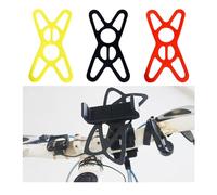 3 PCS Bike Phone Mount Holder Band, Elastic Smart Phone Security Silicone Strap for Motorcycle Bike Phone Mount, Universal Bike Accessories Replacement Parts for Most Cell-Phone (Style 1)