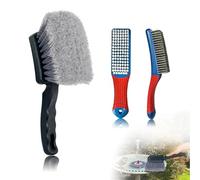 3 Pcs Bird Bath Brush with Ergonomic Handle, Effective Cleaning Brush for Bird Bath, Feeders, Outdoor Fountain Cleaning