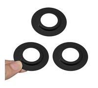 3 Pcs Black Lampshade Reducer Ring Adapter for E26/E27 Light Bulb Holders - Converts 60mm to 29mm Metal Converter for Table & Ceiling Lampshades, Pendant Lights & Light Fixtures(Black, 3 Pieces)