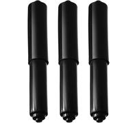 3 Pcs Black Plastic Toilet Roll Paper Shaft Replacement Flexible Paper Holder Roller Spindles Insert Spring Bathroom Accessories Holder Spring Roller Toilet Paper Holders