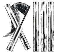 3 Pcs Black Tubing Mascara, Long Lasting 4D Silk Waterproof Tubing Mascara, No Flaking No Clumping