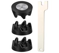 3 Pcs Blender Coupler Replacement Parts Compatible with KitchenAid 9704230 WP9704230VP KSB52 KSB5 5KSB52 5KSB5 Gear Clutch Blender Coffee Machine Blade Rubber Coupler with Removal Tool Spanner