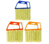 3 Pcs Blind Cleaner, Venetian Blind Cleaner Tool with Ergonomic Handle, Washable Window Shutter Cleaners Tool, for Venetian Blinds Air Conditioner Car Ac Vent And So On(3 Colour)