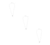 3 Pcs Blue Eyes Necklace Link Jewel Devil Eye Pendant Necklace Necklaces for Women Trendy Woman Jewelry Clavicle Chain Blue Evil Eye Pendant J Necklace for Women Silver Alloy