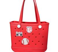 3 Pcs Bogg Bag Charms - Toe Rubber Beach Bag Accessories For Women & Teen Girls, Acrylic, No Gemstone