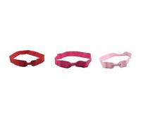 3 PCS Bowknot Polyester Hat Bands, Hat Decoration Bands for Women and Men, Red Tone