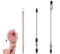 3 PCS Bracelet Aid Tools Wearing Helper Hook and Clips Wear and Disassembly Fastener Helper Tool Bracelet Auxiliary Buddy to Put On Yourself for Jewelry Watch Necklace Clasps Zippers Crafts