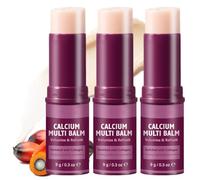 3 PCS Calcium Volume Multi Balm, Anti Wrinkle Calcium Balm with Collagen & Vitamin, Hydrating, Lifting Cream for Eyes, Face and Neck