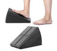 3 Pcs Calf Stretcher Slant Board, Black EPP Adjustable Angles Foot Stretcher Incline Board, 661 LBS Weight Capacity Squat Wedge for Home Exercise Fitness