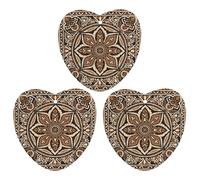 3 PCS Car Air Freshener Cards Personalized Batik Patterns Automotive Air Fresheners Long-Lasting Double Sided Hanging Scented Card for Car Rearview Wardrobe Bathroom White