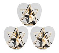 3 PCS Car Air Freshener Cards Personalized Modern Triangle Automotive Air Fresheners Long-Lasting Double Sided Hanging Scented Card for Car Rearview Wardrobe Bathroom White