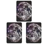 3 Pcs Car Air Fresheners Hanging Fragrance Scented Cards Auto Tablets Rearview Mirror Pendant Purple Moon Car Fresheners for Auto Interior Bedroom Wardrobe Shoe Cabinet