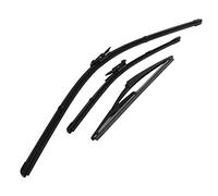 3 pcs Car Windshield Wiper Blades Front Rear Windscreen Windshield Wiper Blades 26/16/12 Inch for Corsa D 16 inch Window Wipers 16 inch Window Wipers